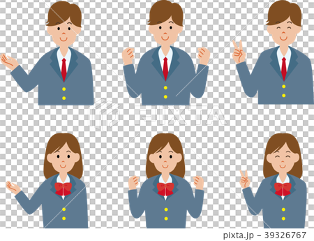 学生　男子学生　女子学生　高校生 39326767