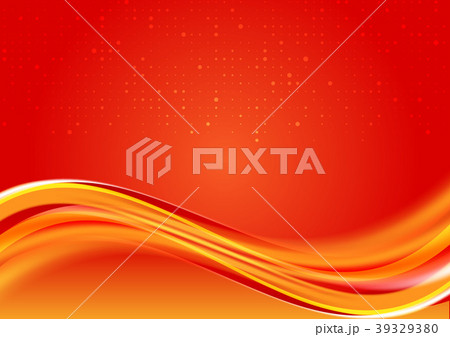 Beautiful abstract wave red color Background 39329380