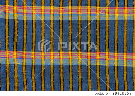 Colorful thai silk handcraft textile  39329555
