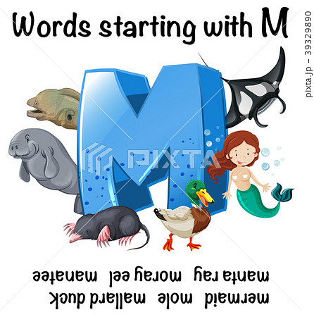 English worksheet for words starting with M 39329890