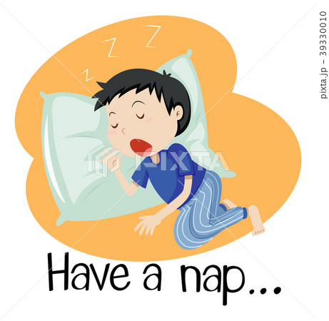 Wordcard for have a nap 39330010