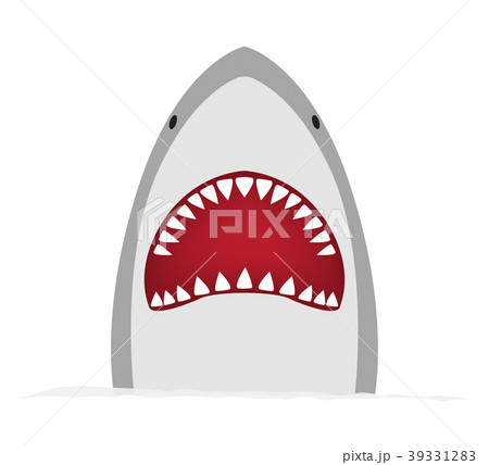big shark on a white isolated background big shark on a white isolated background 39331283