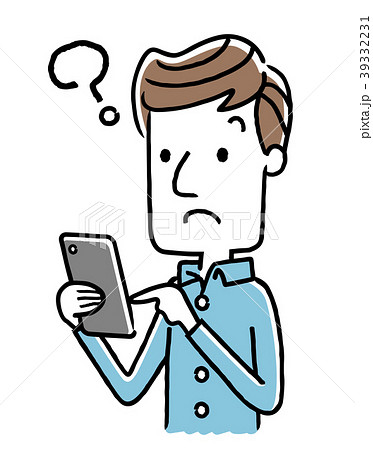 男性:スマートフォン 男性:スマートフォン 39332231