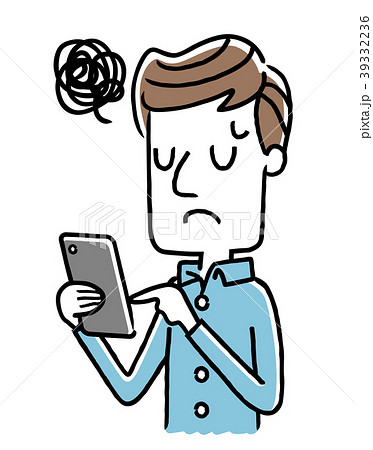男性:スマートフォン 男性:スマートフォン 39332236