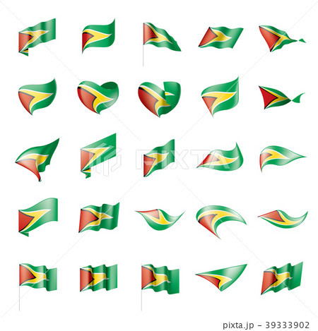 Guyana flag, vector illustration Guyana flag, vector illustration 39333902