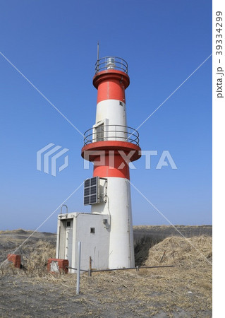 砂崎海岸の砂崎灯台 砂崎海岸の砂崎灯台 39334299