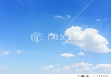 Beautiful cloud with blue sky natural background. 39334660