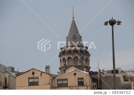 Galata Tower from Byzantium times in Istanbul 39336722