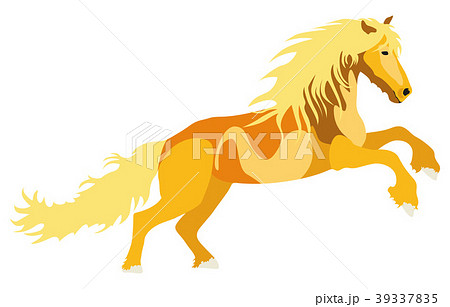 Illustration yellow Horse Illustration yellow Horse 39337835
