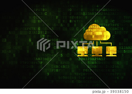Cloud networking concept: Cloud Network on digital Cloud networking concept: Cloud Network on digital 39338150