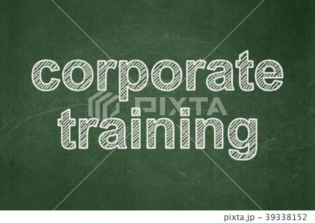 Learning concept: Corporate Training on chalkboard Learning concept: Corporate Training on chalkboard 39338152