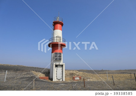 砂崎海岸の砂崎灯台 砂崎海岸の砂崎灯台 39338585