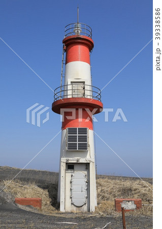 砂崎海岸の砂崎灯台 砂崎海岸の砂崎灯台 39338586