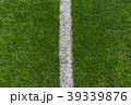 人工芝と直線ライン 39339876