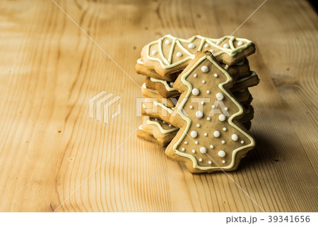 Homemade ginger cookies for Christmas and holidays 39341656