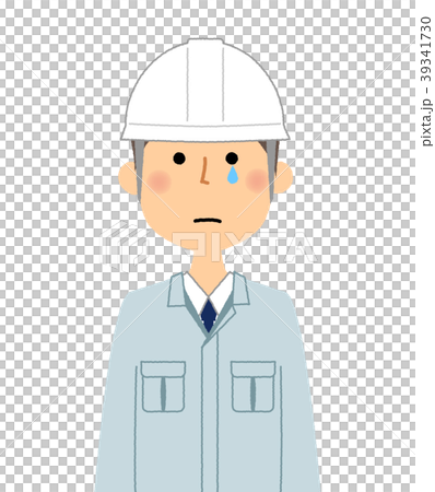 現場監督 泣くのイラスト素材 39341730 Pixta