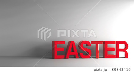 Red words Easter 39343416