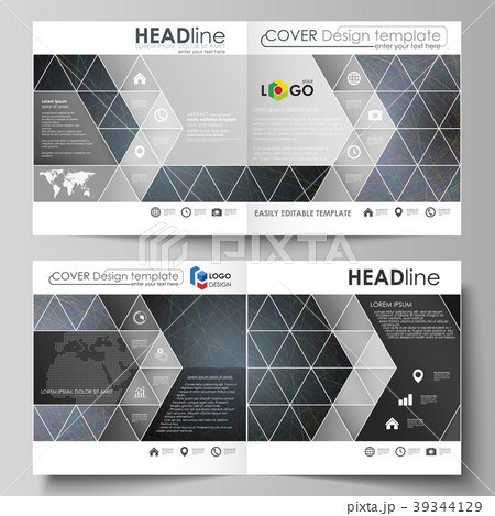 Business templates for square design bi fold Business templates for square design bi fold 39344129