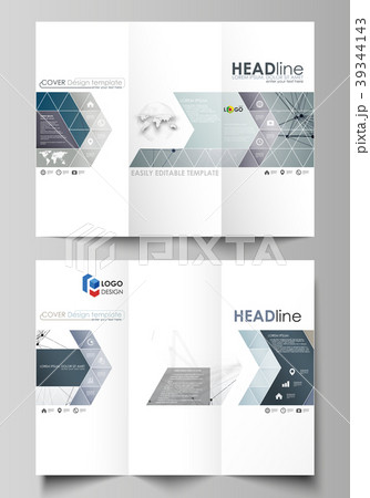 Tri-fold brochure business templates on both sides Tri-fold brochure business templates on both sides 39344143