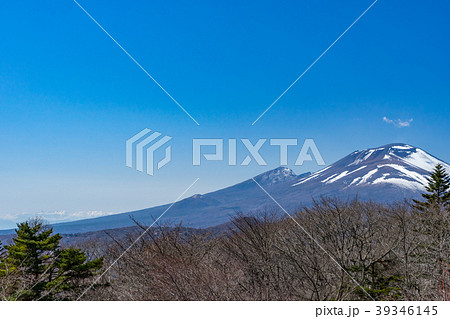 軽井沢　碓氷峠見晴台　浅間山眺望 39346145