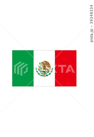 世界の国旗メキシコのイラスト素材
