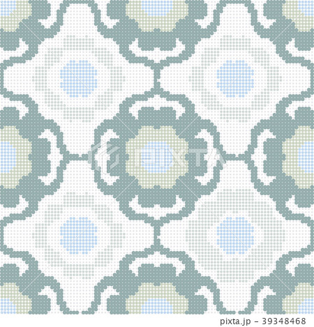 Halftone colorful seamless retro vintage pattern 39348468