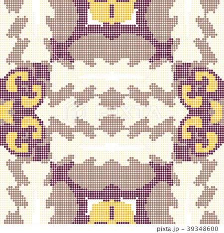 Halftone colorful seamless retro vintage pattern 39348600