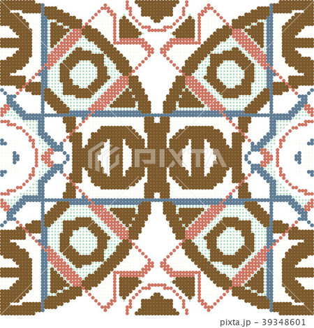 Halftone colorful seamless retro vintage pattern 39348601