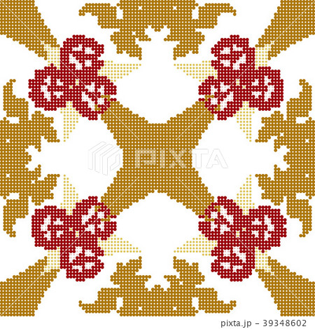 Halftone colorful seamless retro vintage pattern 39348602