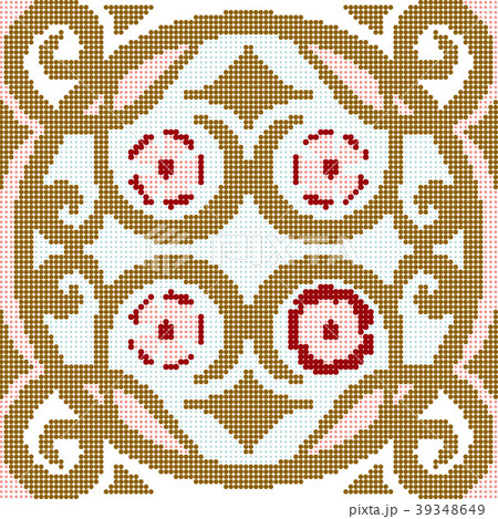 Halftone colorful seamless retro vintage pattern Halftone colorful seamless retro vintage pattern 39348649