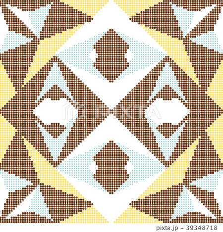 Halftone colorful seamless retro vintage pattern 39348718