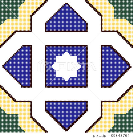 Halftone colorful seamless retro vintage pattern Halftone colorful seamless retro vintage pattern 39348764