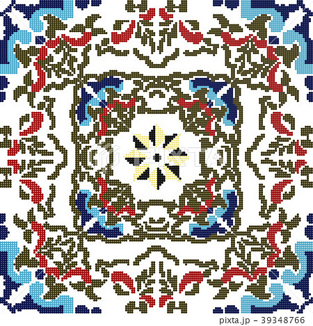 Halftone colorful seamless retro vintage pattern Halftone colorful seamless retro vintage pattern 39348766