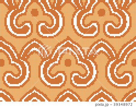 Halftone colorful seamless retro vintage pattern 39348972