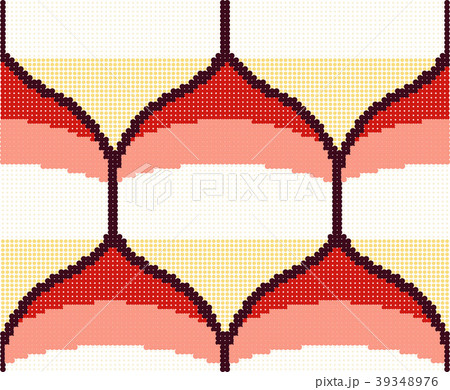 Halftone colorful seamless retro vintage pattern 39348976