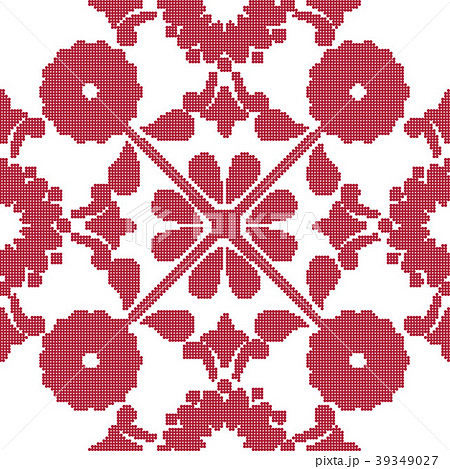 Halftone colorful seamless retro vintage pattern 39349027