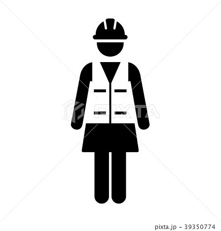 Worker Icon Vector Female Service Person Symbol Worker Icon Vector Female Service Person Symbol 39350774