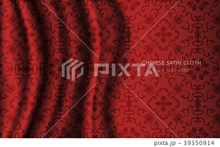 Traditional Red Chinese Silk Satin Fabric Cloth Traditional Red Chinese Silk Satin Fabric Cloth 39350914
