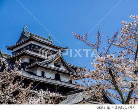 日本の城 松江城 別名千鳥城 天守閣は国宝 日本桜名所100選 都市景観100選に選ばれている 日本の城 松江城 別名千鳥城 天守閣は国宝 日本桜名所100選 都市景観100選に選ばれている 39351747