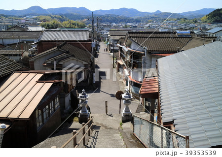 さつま町の町並みを大前時吉神社から見る 39353539