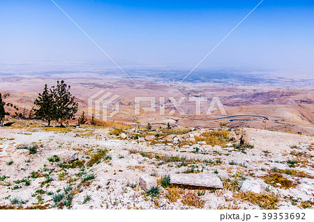 the " promised land" from Mount Nebo, Jordan 39353692