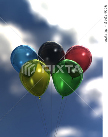 オリンピックイメージ 5つの風船 オリンピックイメージ 5つの風船 39354056