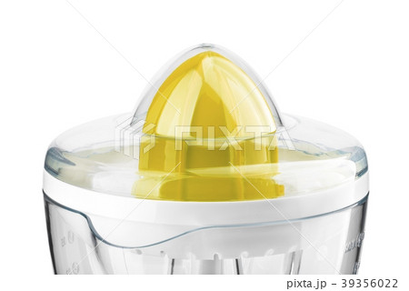 Yellow Electric orange juicer isolated Yellow Electric orange juicer isolated 39356022