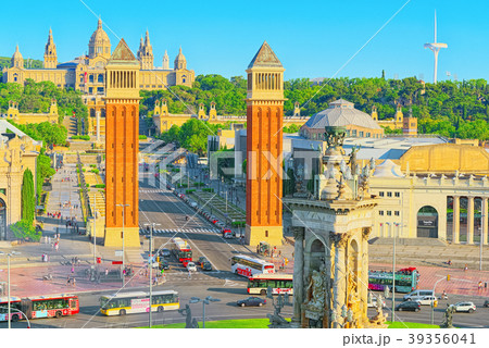 Panorama Square of Spain (Placa De Espanya) Panorama Square of Spain (Placa De Espanya) 39356041