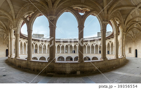 Colonnade of Bellver castle, Palma of Mallorca 39356554