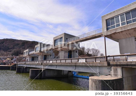 諏訪湖 釜口水門 長野県岡谷市 諏訪湖 釜口水門 長野県岡谷市 39356643