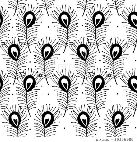 Peacock feathers, seamless pattern for your design Peacock feathers, seamless pattern for your design 39356986