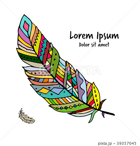 Art feather for your design 39357045