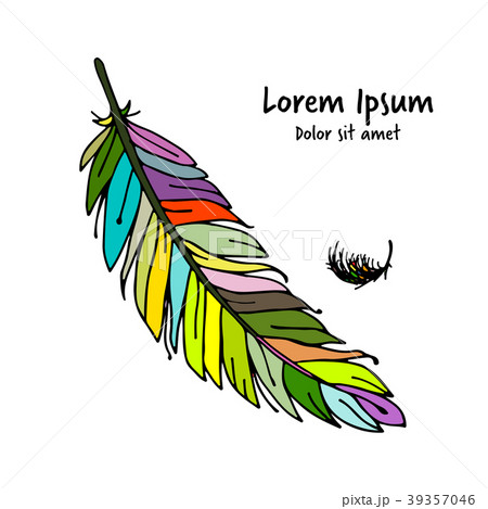 Art feather for your design 39357046