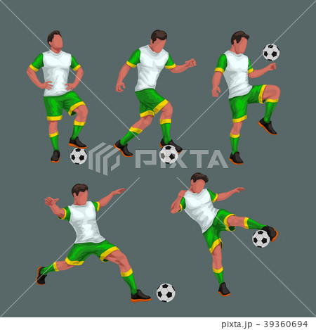soccer players set 39360694